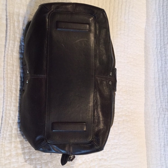 Cole Hann Suede Dome Satchel - Picture 4 of 5